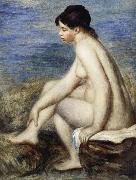Pierre Renoir Seated Bather Spain oil painting artist